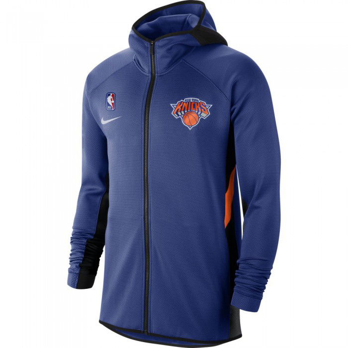Sweat New York Knicks Nike Therma Flex Showtime rush blue/black/brilliant ornge NBA
