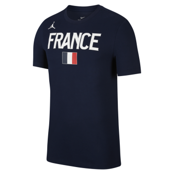 T-shirt Jordan X FFBB France Bleu - Basket4Ballers