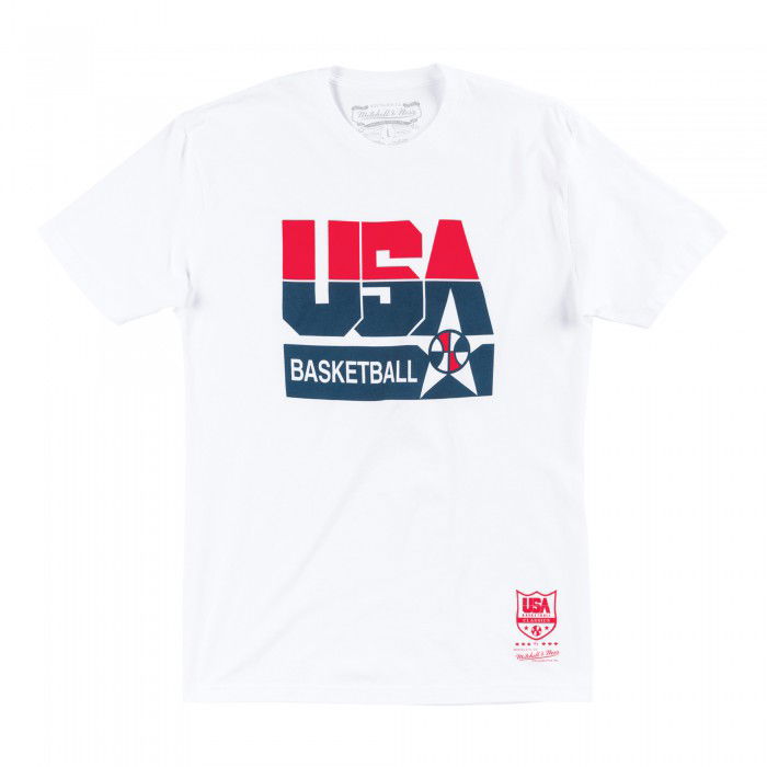 Usa Basketball Logo Tee Bmtrcw18141-usawhit-xs