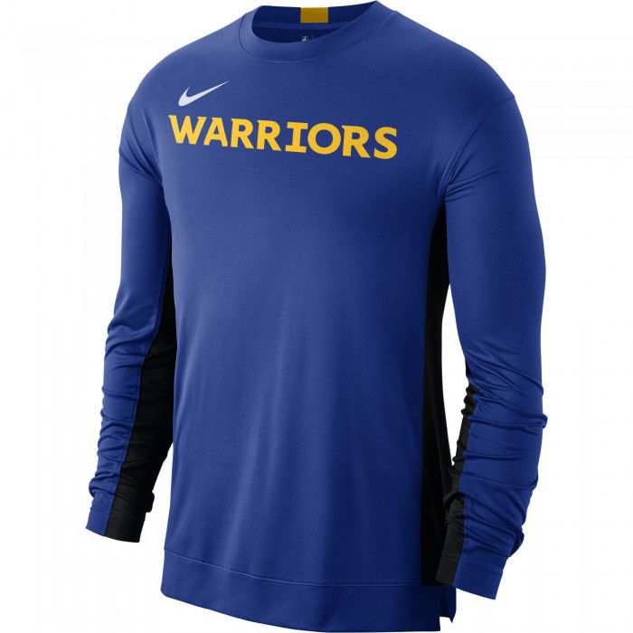 Sweat Golden State Warriors Nike Dri-fit rush blue/black/amarillo NBA