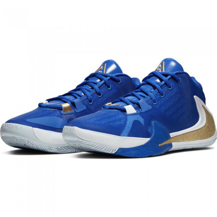 nike zoom blue and gold