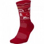Color Red of the product Chaussettes Nike Elite Crew-xmas gym red/white/club...