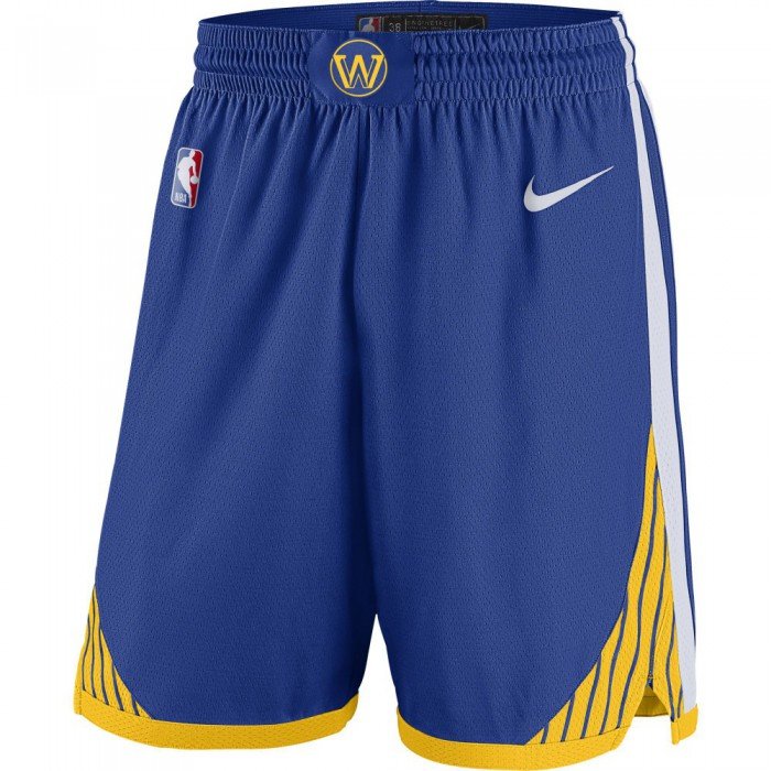 Short NBA Golden State Warriors Nike Icon Edition Swingman rush blue/white/amarillo/white