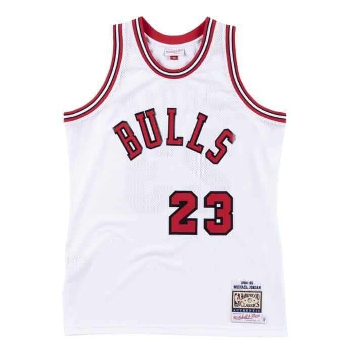 Authentic Jersey '84 Chicago Bulls Ajy4cp18187-cbuwhit84mjo-2xl NBA