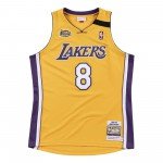 Color Jaune du produit Maillot NBA Kobe Bryant Los Angeles Lakers Finals...