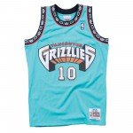 Color Bleu du produit Maillot NBA Mike Bibby Vancouver Grizzlies 1998-99...