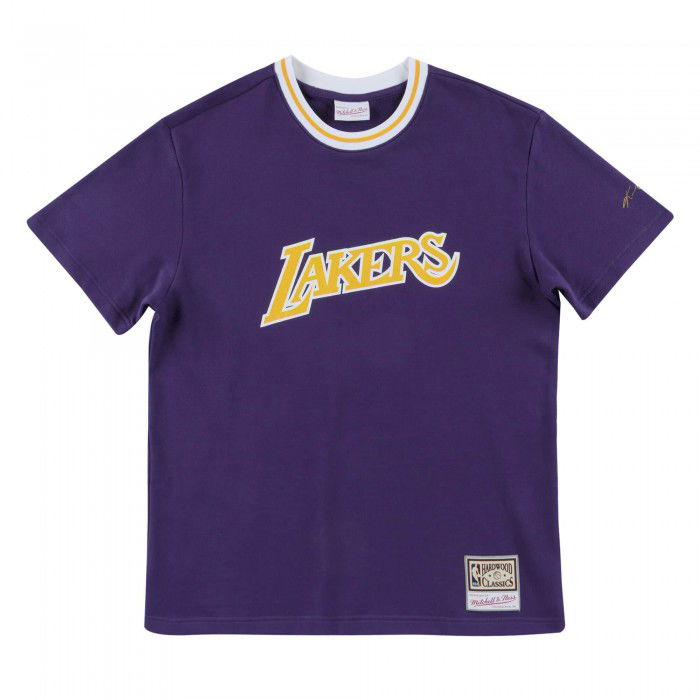 T-shirt NBA Los Angeles Lakers Lightweight French Terry Terry Ssteef18043-lalpurpkbr-s