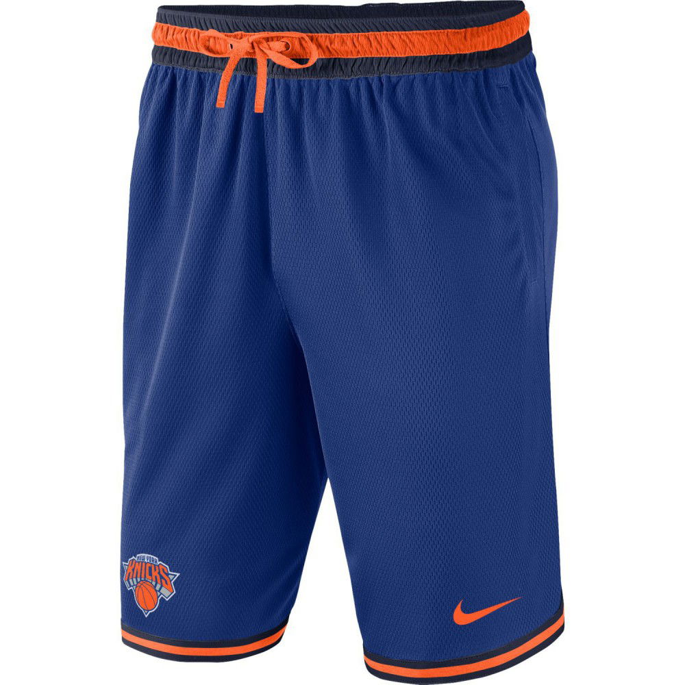 Short New York Knicks Nike rush blue/black/brilliant ornge NBA ...