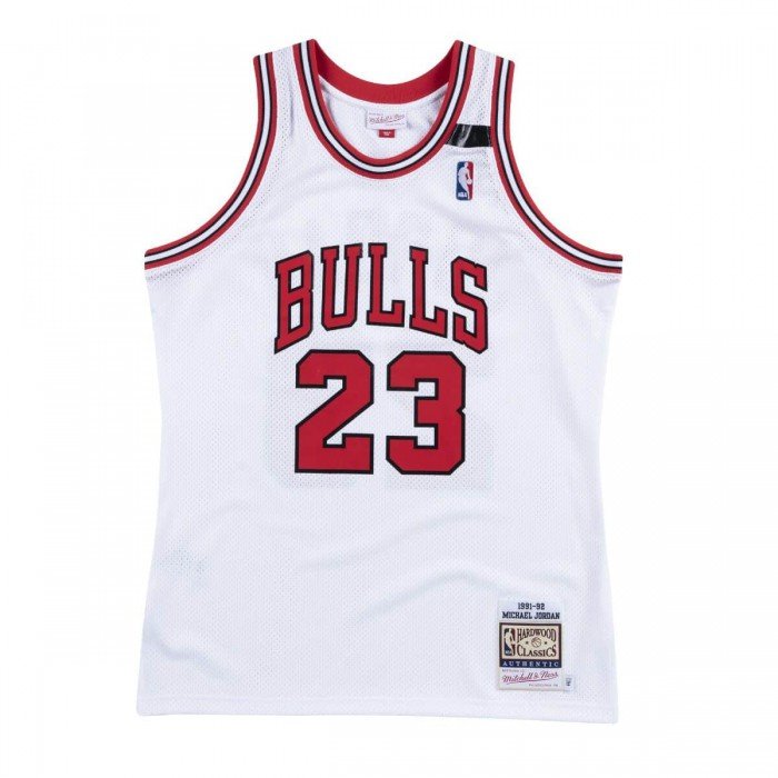 Maillot NBA Michael Jordan Chicago Bulls 1991-92 Authentic Mitchell&Ness The Shrug