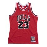 Color Red of the product Authentic Jersey '95 Chicago Bulls...