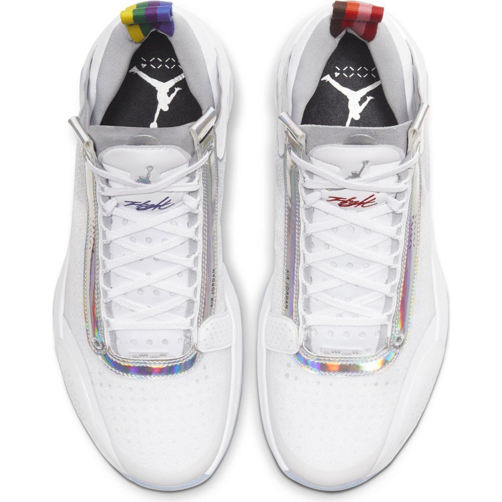 Air Jordan XXXIV white/metallic silver-white - Basket4Ballers