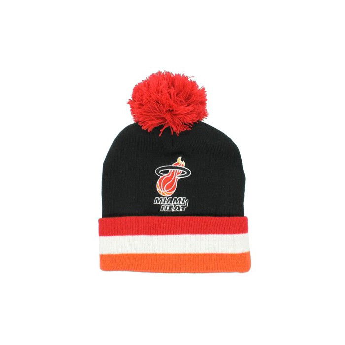 Bonnet Mitchell&Ness Miami Heat noir KE31ZMIAMIHE