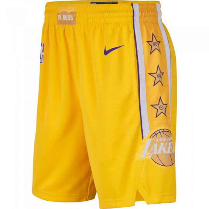 Short NBA Los Angeles Lakers City Edition amarillo