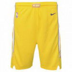 Color Jaune du produit Short NBA Enfant Los Angeles Lakers Nike City...