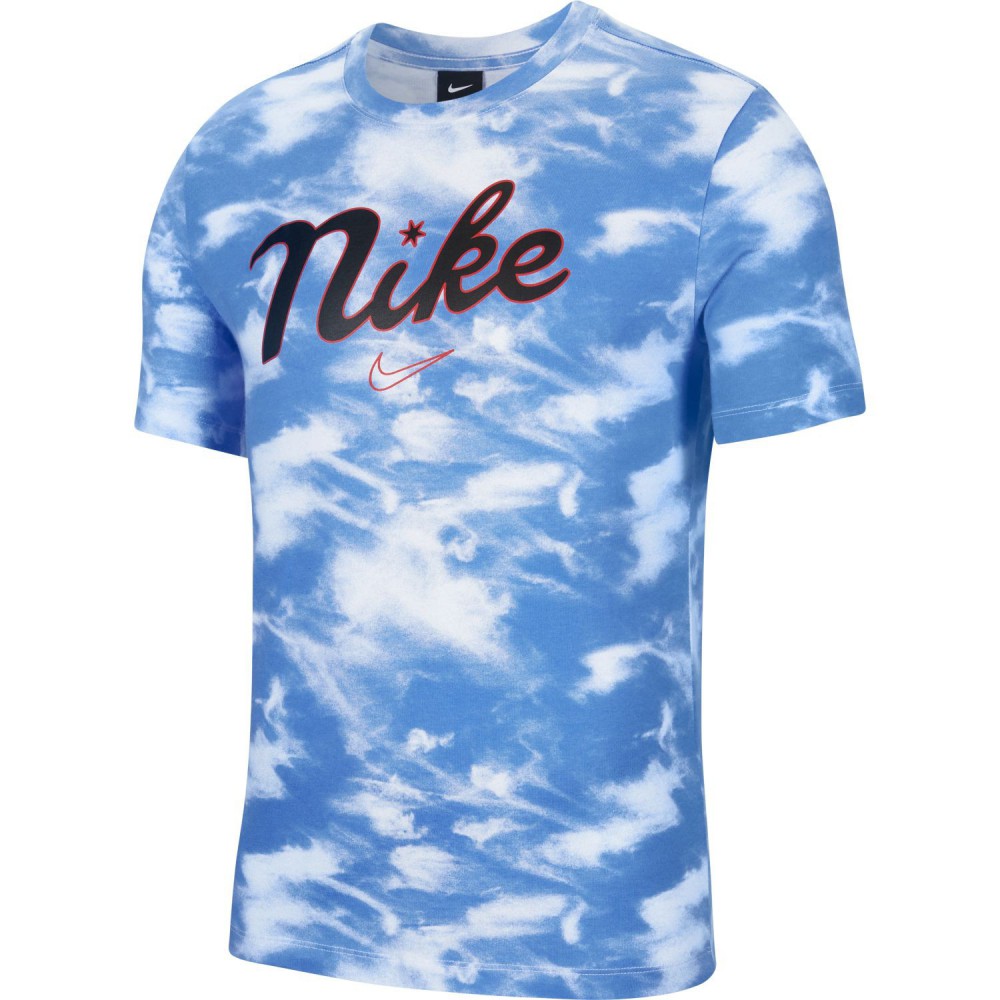 T-shirt Nike Cloud white/psychic blue - Basket4Ballers