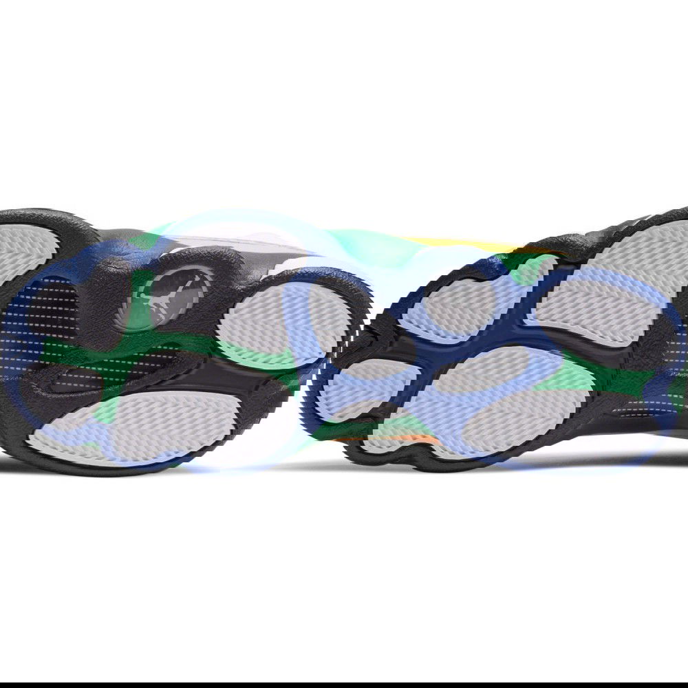 jordan 13 yellow and purple