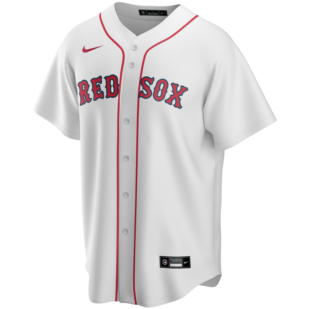 Boston Red Sox Mlb Nike Official Replica Home Jerseywhite - Basket4Ballers