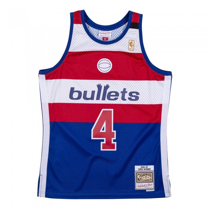Maillot NBA Chris Webber Washington Bullets 1996-97 Mitchell&Ness Swingman