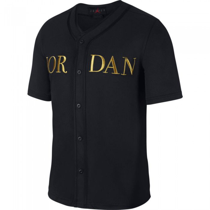 black and gold jordan jersey