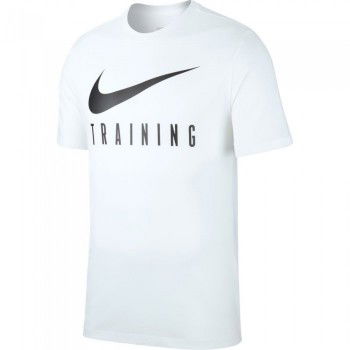 white and black nike shirt