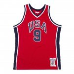 Color Red of the product Maillot Michael Jordan Team USA 1984 Authentic...