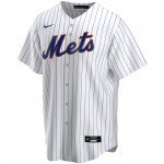 Color White of the product Baseball-shirt Mlb Mets Nike Official Replica Home