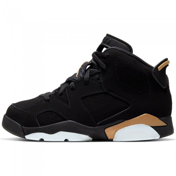 retro 6 black and gold