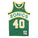 Color Vert du produit Maillot NBA Shawn Kemp 1994-95 Seattle Supersonics...