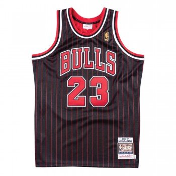 Authentic Jersey '96 Chicago Bulls Ajy4ac18126-cbublck96mjo-2xl NBA | Mitchell & Ness