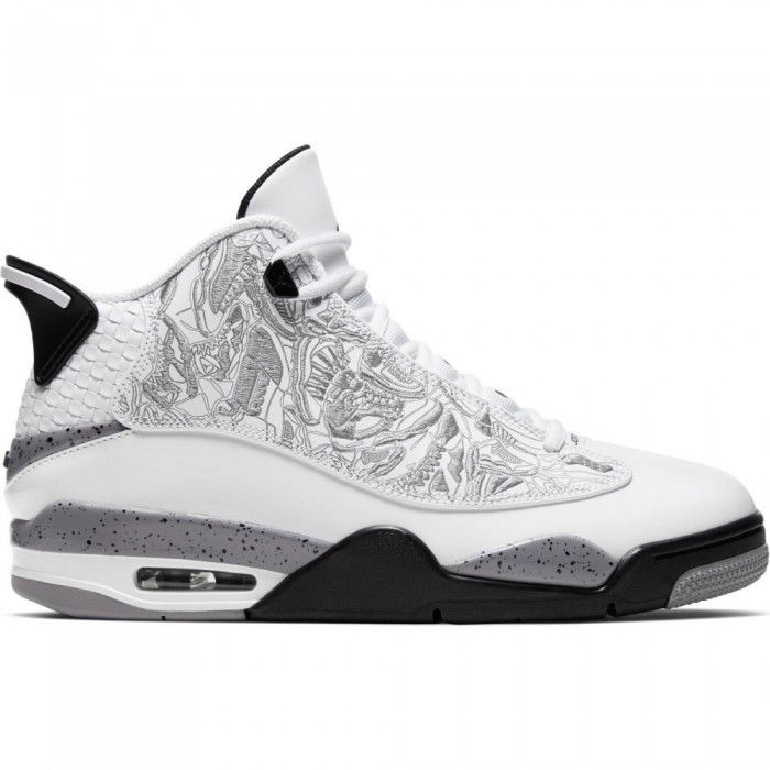 Air Jordan Dub Zero white/varsity red-cement grey-black