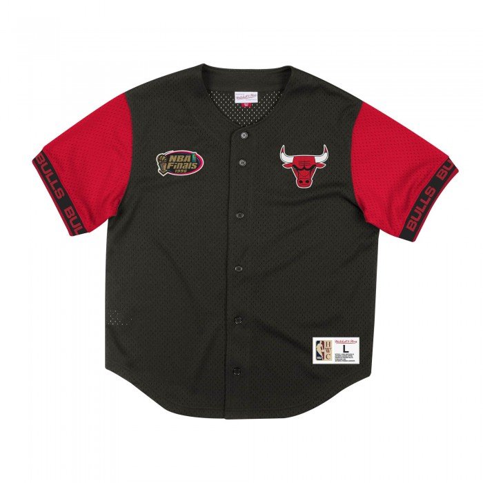 Pure Shooter Mesh Button Front - Chicago Bulls