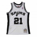 Color Blanc du produit Maillot NBA Tim Duncan San Antonio Spurs 1998-99...
