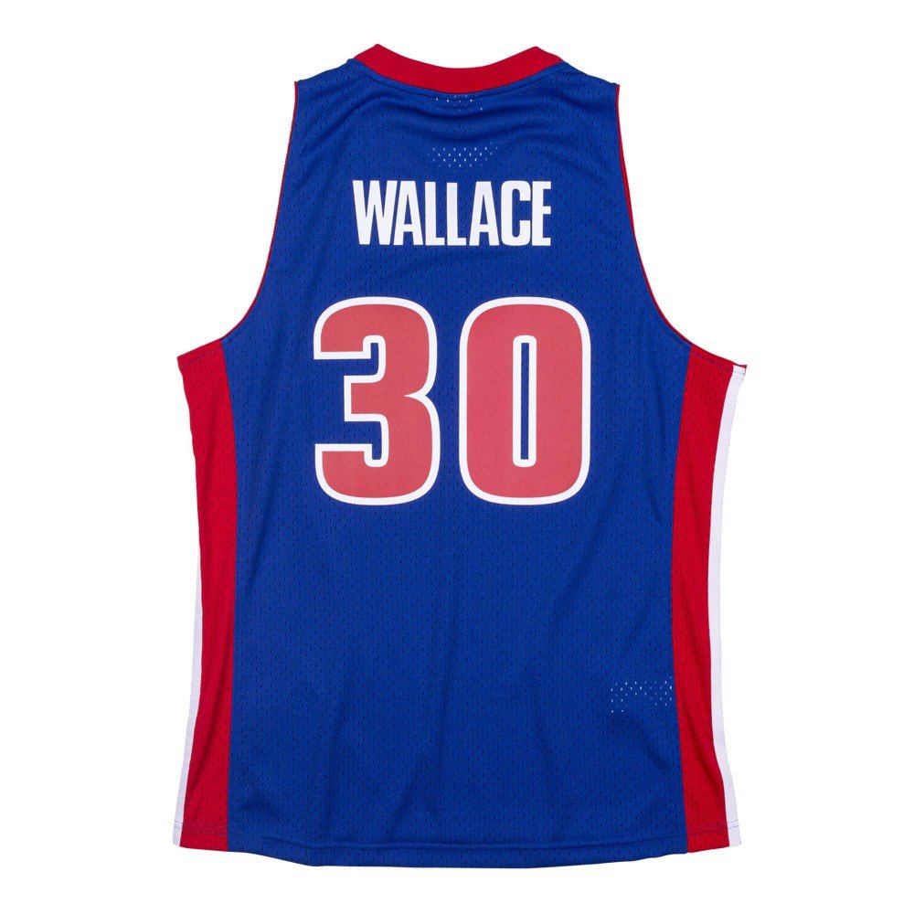 Rasheed Wallace Signed Detroit Pistons Jersey (JSA COA)
