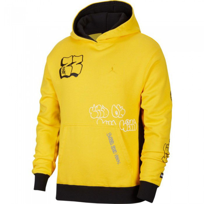 jordan yellow hoodie