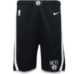 Color Noir du produit Short NBA Enfant Brooklyn Nets Nike Icon Edition...