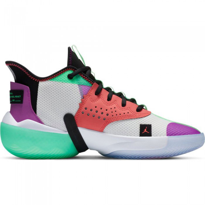 Jordan React Elevation white/black-hyper violet-flash crimson image n°2