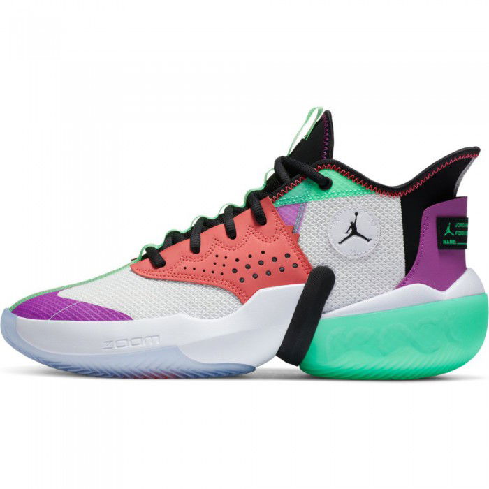 Jordan React Elevation white/black-hyper violet-flash crimson image n°6