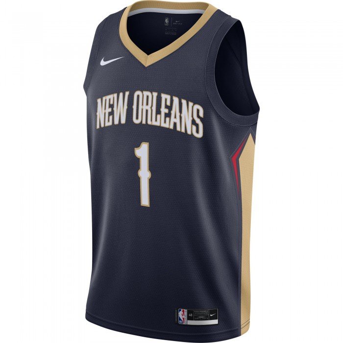 Maillot Zion Williamson Pelicans Icon Edition 2020 college navy/club gold image n°1