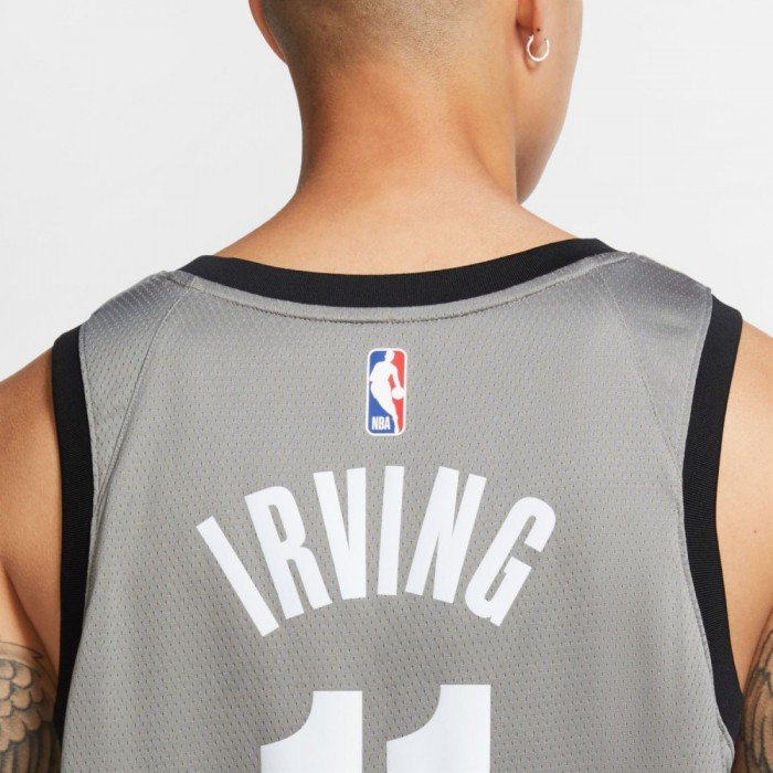 Maillot Kyrie Irving Nets Statement Edition 2020 dark steel grey/black/irving kyrie NBA image n°9