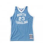 Color Blue of the product Maillot Authentic Michael Jordan University Of North...