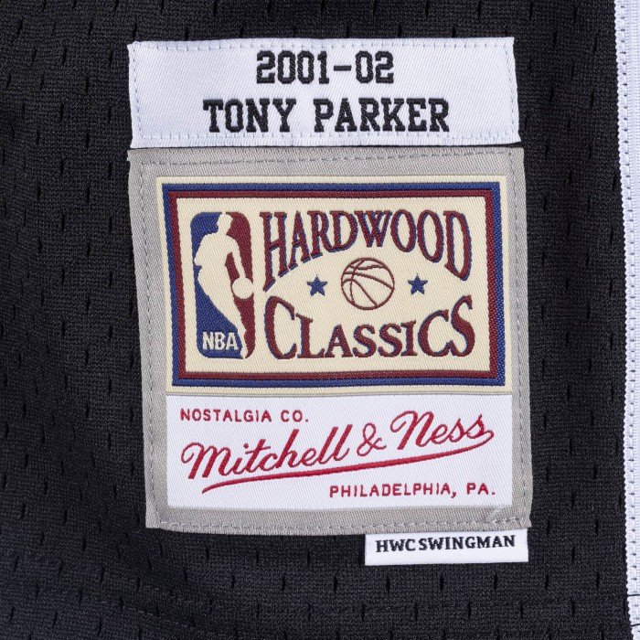 Maillot San Antonio Spurs Tony Parker '01 Mitchell & Ness NBA image n°3