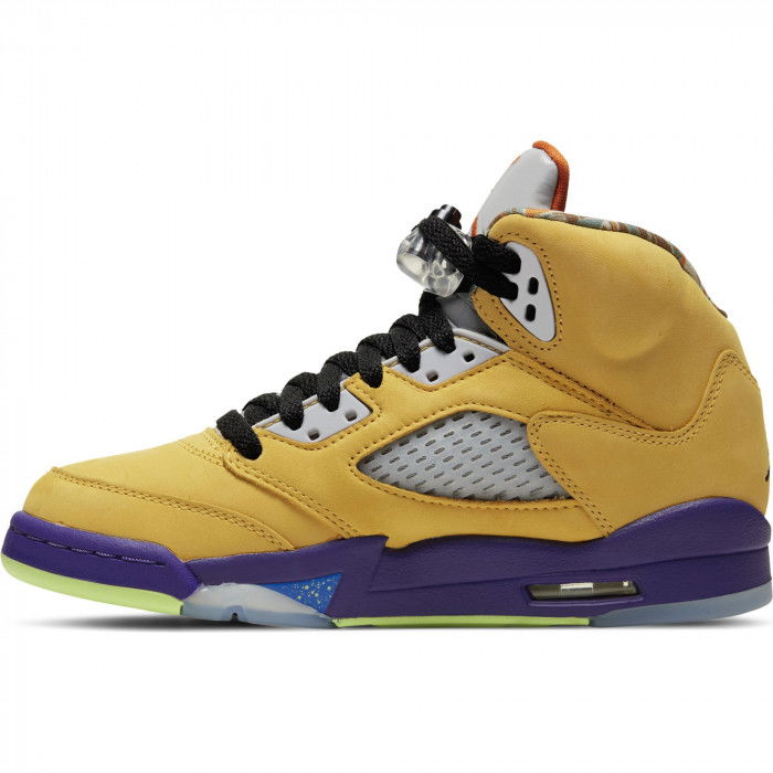 Air Jordan 5 Retro Se Gs Varsity Maize Solar Orange Court Purple Basket4ballers