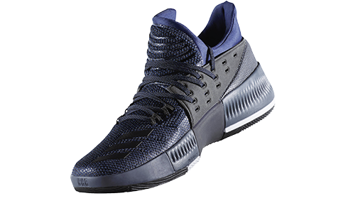Vue de profil adidas Dame 3 By Any Means