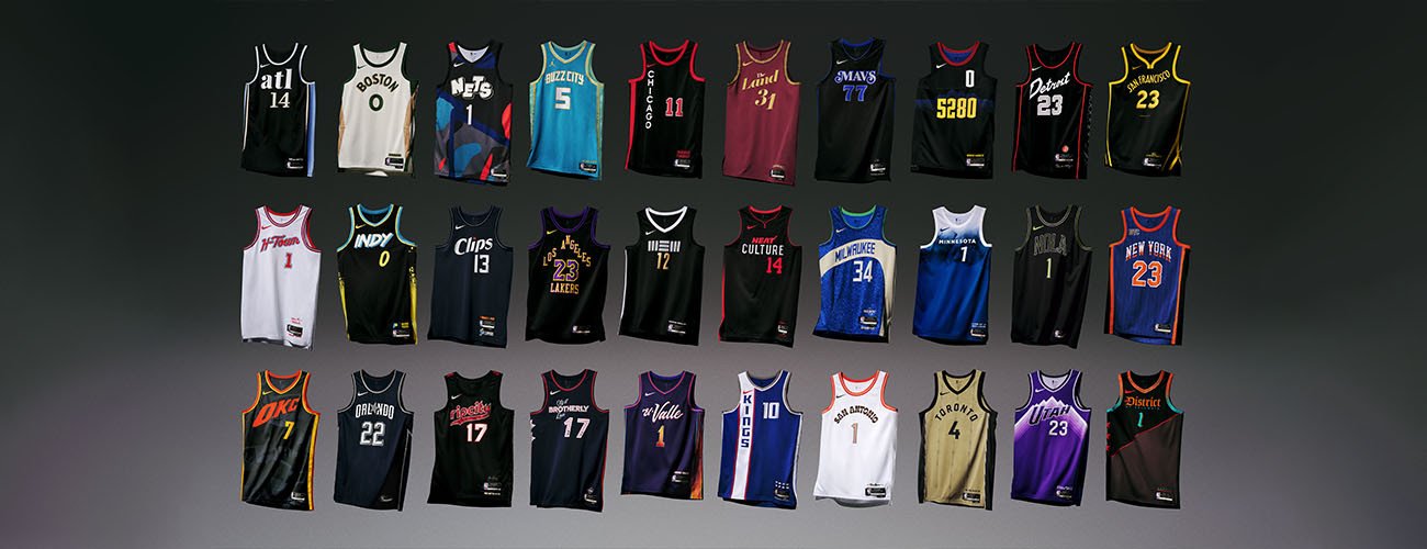 Les 30 nouveaux maillots NBA City Edition sont désormais connus 