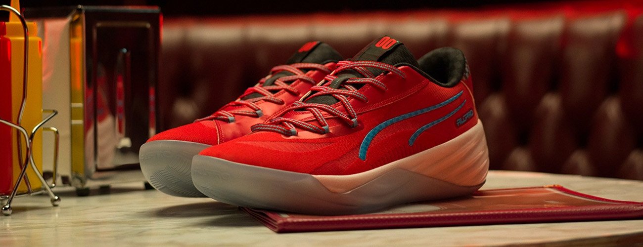 Découverte de la Puma All-Pro Nitro : la nouvelle chaussure de basket de Puma, portée par Scoot Henderson à l’occasion de la Draft NBA !