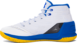 Curry 3 Dub Nation Home vue médiale