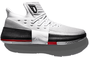 adidas D Lillard 3 Dame 3 Rip City Home vue profil